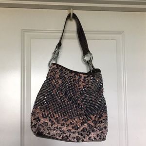 Rhinestone studded purse